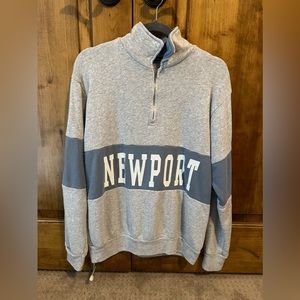 Brandy Melville Newport Quarter Zip Pullover